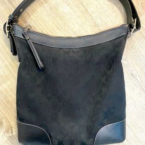 Black coach purse